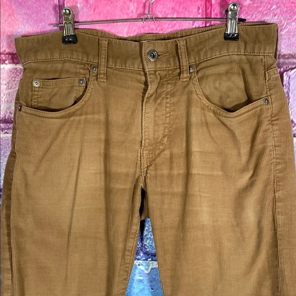 J.Crew 484 Slim Tan Corduroy Pants Men’s W28 L32 Stretch Cotton